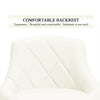 2x MADRID Faux Leather Bar Stools Gas Lift Home Kitchen Breakfast Chairs Cream
