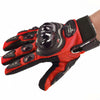 Carbon Fiber Hard Knuckle All Touchscreen Biker Motorbike Motorcycle Gloves L-XL