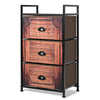 Storage Cabinet Organizer Unit 3 Drawer Fabric Dresser Tower Bedroom Nightstand