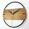 Retro Wall Clock Silent Big Gear Wooden Hanging Wall Clock Home Decor