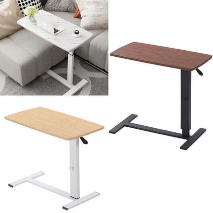 C-shape Mobile Laptop Desk Bed Sofa Side Desk Lifting Table Standing Workstation