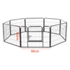 8 Panel Foldable Pet Play Pen Puppy Dog Animal Cage Run Fence Exercise Playpen