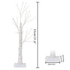 LED Lighted Christmas Birch Tree Light Up Twig Tree Easter Egg Hanging Xmas Lamp