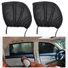 2 x Car Kids Sun Shade Shield Socks Rear Side Window Large Square Cover UV Mesh