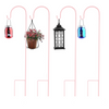 8x Border Garden Shepherds Crook Hooks for Bird Feeders & Lanterns 3 Colors 90cm