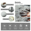 Circular Shaggy Fluffy Warm Rugs Non Slip Washable Floor Small Round Home Mats