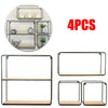 4Pack Vintage Industrial Wall Style Shelf Metal Wire Rack Storage Display Unit