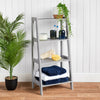 Ladder Shelf Unit 4 Tier Storage Display Stand Rack Home Bathroom Christow