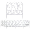 5X Decorative Garden Fence Border Pet Barrier for Garden Yard Flowerbeds Walkway