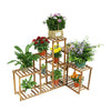 Strong Bearing Large Wooden Plant Stand Corner Flower Shelf Holder Anti-Mildew