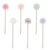 6PCS Artificial Dandelion Flower Silk Hyacinth Flower Wedding Home Decorations