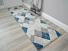 Grey Blue Long Short Narrow Hall Runner Rugs Corridor Thick Hallway Carpets Mats