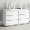 Chest Of Drawers White Black Bedroom Furniture Tall Wide Storage bedside cabinet