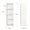 White Cube 4 Tier Wooden Bookcase Shelving Display Storage Shelf Unit Bookshelf