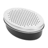 Kitchen Stainless Cheese Grater with Container Storing Fruits Cheese Box UK
