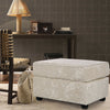 Detachable Storage Ottoman Chair Footstool Rest Stool Padded Seat Chest Entryway