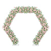 Romantic Wedding Arch Party Backdrop Stand Elegant White Metal Frame Flower Rack