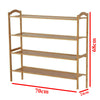 BAMBOO SHOE FOOTWEAR RACK ORGANISER WOODEN STORAGE SHELVES STAND SHELF UNIT