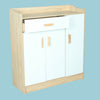 Wooden Sideboard Shoe Cabinet Cupboard Storage Boots Stand Furniture 3Doors Unit