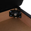 Faux Leather Black Dressing Table Stool Vanity Ottoman Storage Pouffe Bench Seat