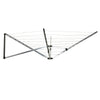 Wall Mounted 5 Arm 26m Clothes Airer Folding Concertina Cloth Dryer Washing Line