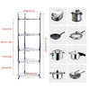 Kitchen 5 Tier Pan Stand Lid Pot Saucepan Storage Organiser Rack Holder Standing