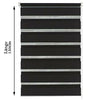 Day and Night Zebra/Vision Window Roller Blinds 3 Colours, 7 Sizes, 150cm Drop