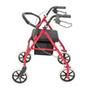New Disablity Aid Rollator Mobility Walker 4 Wheels Adjustable with Seat Storage