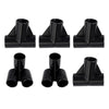 Heavy Duty Clothes Rail Rack Storage Shelf Garment Display Hanging Stand +Wheel