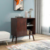 Industrial Storage Sideboard Small Rustic Cabinet Vintage Metal Console Table