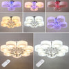 LED Crystal Ceiling Light Chandelier Lamp Modern Living Room Lights Home Decor