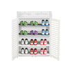 4-layer child shoe rack storage rack display rack organizer unit cabinet white