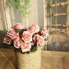 10 Heads Bouquet Silk Rose Artificial Flowers Fake Buch Wedding Home Party Decor