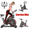 Black Exercise Bike Home Gym Bicycle Cycling Cardio Fitness Training Indoor Use