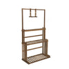 3-Tier Hanging Plant Stand Indoor Outdoor Vertical Wooden Plant Flower Shelf Pot