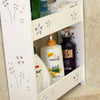 Carved Floating Wall Mount Bathroom Storage Rack Display Shelf Shower Caddy