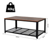 Coffee/End Table Industrial Style w/Storage Versatile Use For Home Office