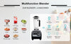 Food Processor Smoothie Maker 2200W Blender 7-in-1 Juicer 2L Mixer Timer Pulse