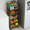 VEGETABLE FRUIT STORAGE 5 TIER KITCHEN STACKING STACKABLE BASKET RACK