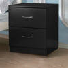 Chest Of Drawers Black 1 2 3 4 5 Drawer Nightstand Tall Wide Storage Furniture