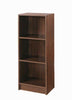 Essentials 3 4 Tier Cube Bookcase Display Shelving Storage Unit Wood Furniture
