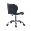 Cushioned Computer Desk Office Chair Chrome Legs Lift Swivel Small Adjustable UK