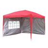 3x3m Pop Up Gazebo Marquee Outdoor Garden Party Tent Canopy 4 Side Panels New