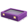 Velvet Jewelry Care Ring Display Tray Organizer Case Holder Earring Storage Box