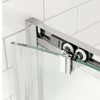 Offset Quadrant Shower Enclosure And Tray 8mm Nano Glass Cubicle Screen 800x800