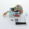 Manual Hand Winch 600lbs Boat Trailer Caravan 8m 19ft Strap Marine Puller New