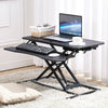 Height Adjustable Standing Desk Ergonomic Sit Stand-Up Computer Workstation Tray