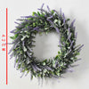 Artificial Lavender Flower Wreath Door Hanging Garland Wedding Home Spring Decor