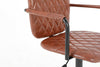 PU Leather Upholstered office chair computer desk study chair swivel adjustable