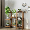 Premium Wood Plant Stand Corner Flower Pot Shelf Rack Art Crat Display DIY Decor